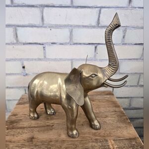 Vintage Brass Elephant